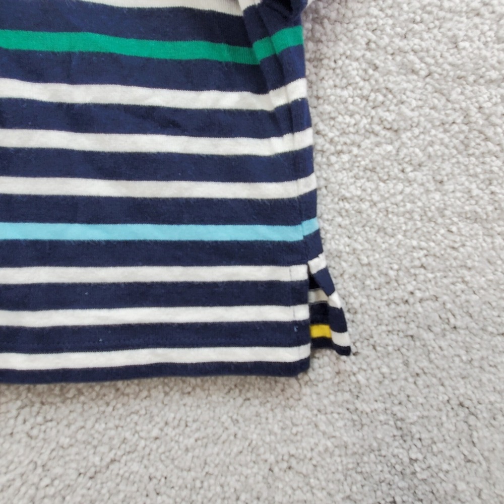 Talbots Blouse Top Womens 3X Blue Multi Striped Cotton Sailor Nautical Comfy - Picture 7 of 11